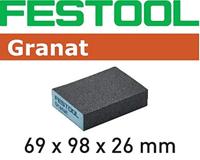 Festool 201081 Handschuurblok Granat 69x98x26 60 GR/6 6 stuk(s) - thumbnail