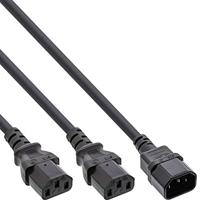 InLine 16633 1.8m Zwart electriciteitssnoer - thumbnail
