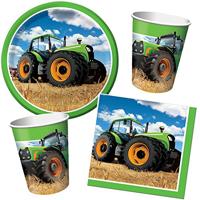 Haza Witbaard tractor uitdeelzakjes, 8st. - thumbnail
