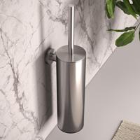 Toiletborstelset Brauer Brushed Wandmontage met PVD coating Geborsteld RVS - thumbnail