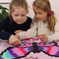 PlusPlus puzzle by number vlinder: 800 stuks 3915 - thumbnail