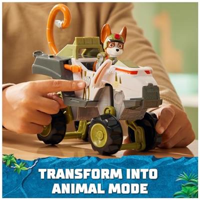 PAW Patrol Jungle Pups Trackers aapvoertuig met speelfiguur - thumbnail