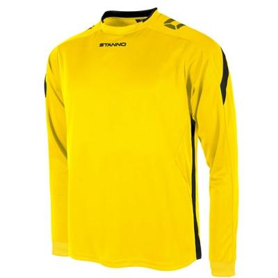 Stanno 411003 Drive Match Shirt LS - Yellow-Black - XXL