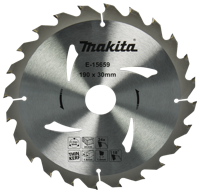 Makita Accessoires Cirkelzaagblad Hout | 190x30x1,6 24T 18g - E-15659 - E-15659 - thumbnail