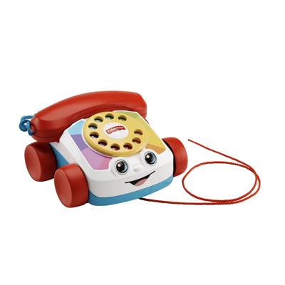 Fisher-Price peutertelefoon - met trektrouw - speelgoedtelefoon