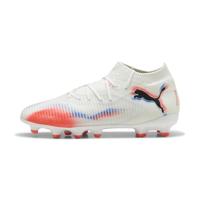 PUMA Future 8 Pro Gras / Kunstgras Voetbalschoenen (MG) Kids Wit Felrood Blauw - thumbnail