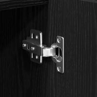 Dressoir Zwart eiken 90 x 34 x 80 cm Bewerkt hout - thumbnail