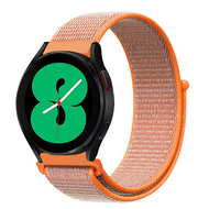 Sport Loop nylon bandje - Oranje - Samsung Galaxy Watch 4 - 40mm / 44mm - thumbnail