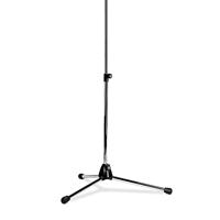 Konig & Meyer 11812 chromen muziekstandaard zwart houten blad - thumbnail