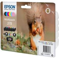 Epson Inktcartridge 378 Origineel Combipack Zwart, Cyaan, Magenta, Geel, Foto cyaan, Foto magenta C13T37884010 - thumbnail