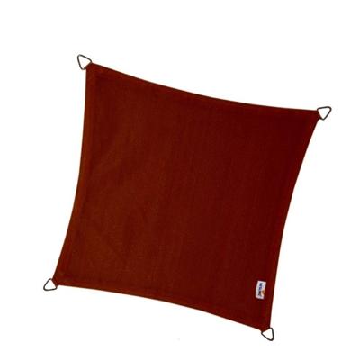 Nesling Coolfit schaduwdoek vierkant terracotta 5 x 5 x 5 meter