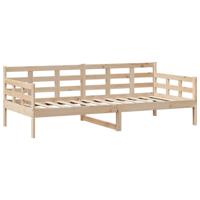 Slaapbank met lades 90x190 cm massief grenenhout - thumbnail