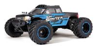 Blackzon Blauw Brushed 1:12 RC auto Elektro Monstertruck 4WD 2,4 GHz Incl. accu en lader, Met lichteffect - thumbnail