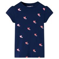 VidaXL Kindershirt 104 marineblauw - thumbnail