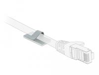 Delock Kabelklem zelfklevend RVS 10 stuks - thumbnail