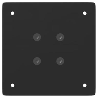 Salontafelpoten 4 st 72 cm staal zwart