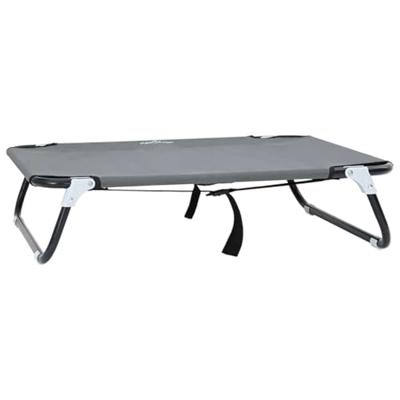 vidaXL Hondenbed Lichtgrijs 70 x 46 x 18 cm Staal, Hondbed voor tuin en terras, lichtgewicht, ademend, vlek- en krasbestendig, buitenplezier vidaXL Hondenbed Lichtgrijs 70 x 46 x 18 cm Staal, Hondbed voor tuin en terras, lichtgewicht, ademend, vlek- en krasbestendig, buitenplezier