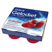 Gelodiet Gelwater Gesuikerd Grenadine Pot 4x120g - thumbnail