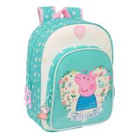 Schoolrugzak Peppa Pig Pretty flowers Geel Munt 26 x 34 x 11 cm - thumbnail