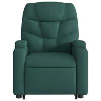 Sta-op-stoel elektrisch stof donkergroen - thumbnail