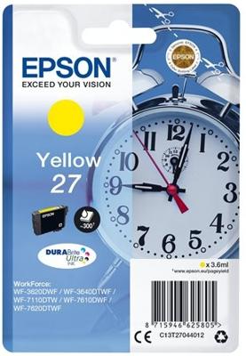 Epson C13T27044022 3.6ml 300pagina's Geel inktcartridge