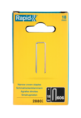 Rapid P4A Nieten | 606/18 mm | 2.880 Stuks - 5001584 Rapid P4A Nieten | 606/18 mm | 2.880 Stuks - 5001584