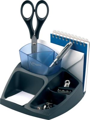 Maped bureau organizer Compact Office Essentials, 6 vakken, zwart/blauw Maped bureau organizer Compact Office Essentials, 6 vakken, zwart/blauw
