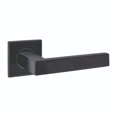 Intersteel DeurklinkQ 05 op vierkant rozet zwart - 1323.103502