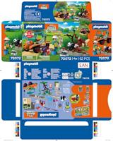 PLAYMOBIL Animals & Friends dierentuin: dierenverzorger met voertuig 72072 - thumbnail