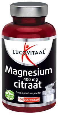 Lucovitaal Magnesium citraat 400mg poeder 250 Gram