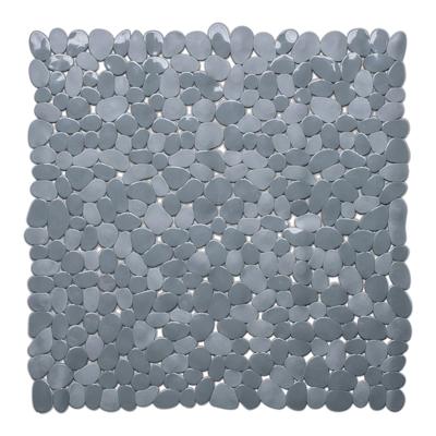 Douchemat antislip Stones 53x53cm grijs