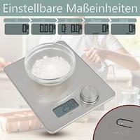 Profi Cook PC-KW 1263 Keukenweegschaal Digitaal Weegbereik (max.): 5000 g RVS - thumbnail