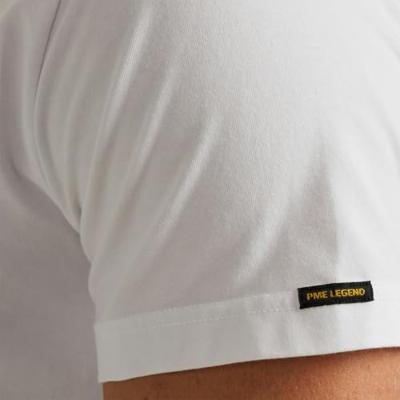 Pme Legend Short Sleeve R-neck Cotton Elastan Basic T-shirts 7003 - Bright White