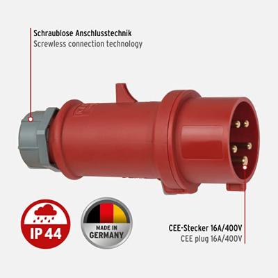 Brennenstuhl 1081310 CEE-fase-inverter 16 A 5-polig 400 V 1 stuk(s)