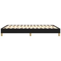 Bedframe zonder matras stof zwart 140x190 cm - thumbnail
