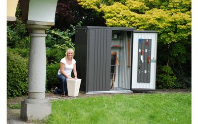 Biohort metalen tuinkast 90 donkergrijs 93x83x182,5 cm Biohort metalen tuinkast 90 donkergrijs 93x83x182,5 cm