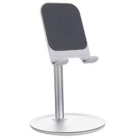 QUVIO Telefoonhouder voor op tafel/Tablethouder/Telefoonhouder bureau/Telefoon statief/Telefoonstandaard/gsm houder - Aluminium - thumbnail