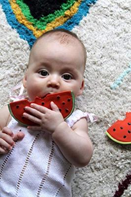 Wally de Watermeloen bijtspeeltje - OLI & CAROL fuchsia