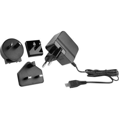 HN Power HNP12I-MicroUSBL6 USB-oplader 12 W 1x Micro-USB Zwart Met adapter voor Australië, Met adapter voor Europa, Met adapter voor Verenigde Staten, Met