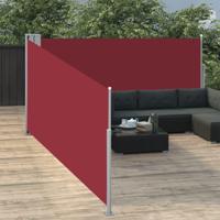 Windscherm uittrekbaar 100x1000 cm rood - thumbnail