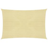 Zonnezeil 160 g/m² 5x6 m HDPE beige - thumbnail