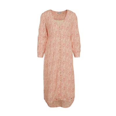 HARPER & YVE jurk Brooke met all over print en plooien rood HARPER & YVE jurk Brooke met all over print en plooien rood