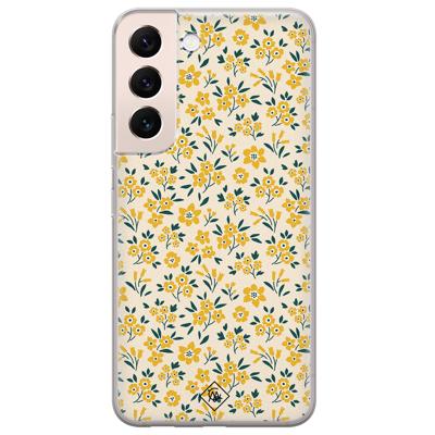Samsung Galaxy S22 Plus siliconen hoesje - Yellow garden