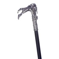 Wandelstok doodskop met klauw - thumbnail