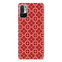 Xiaomi Redmi Note 10/10T 5G | Poco M3 Pro | TPU bumper | Batik Rood - thumbnail