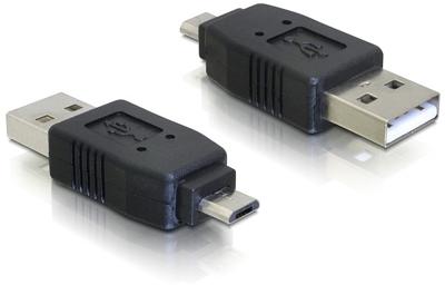 Delock USB 2.0 Adapter [1x Micro-USB 2.0 B stekker - 1x USB-A 2.0 stekker] 65036