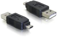 Delock USB 2.0 Adapter [1x Micro-USB 2.0 B stekker - 1x USB-A 2.0 stekker] 65036 - thumbnail