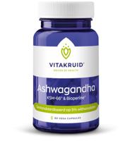 Vitakruid Ashwagandha 5% withanoliden KSM-66® & Bioperine® 60 - thumbnail