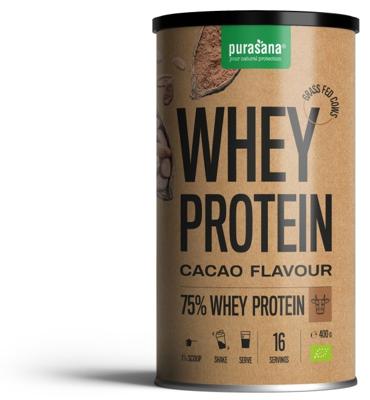Purasana Whey proteine cacao bio 400 Gram