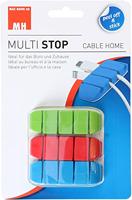 Cablehome Kabelhouder Zelfklevend 135359 Groen, Rood, Blauw 3 stuk(s) - thumbnail